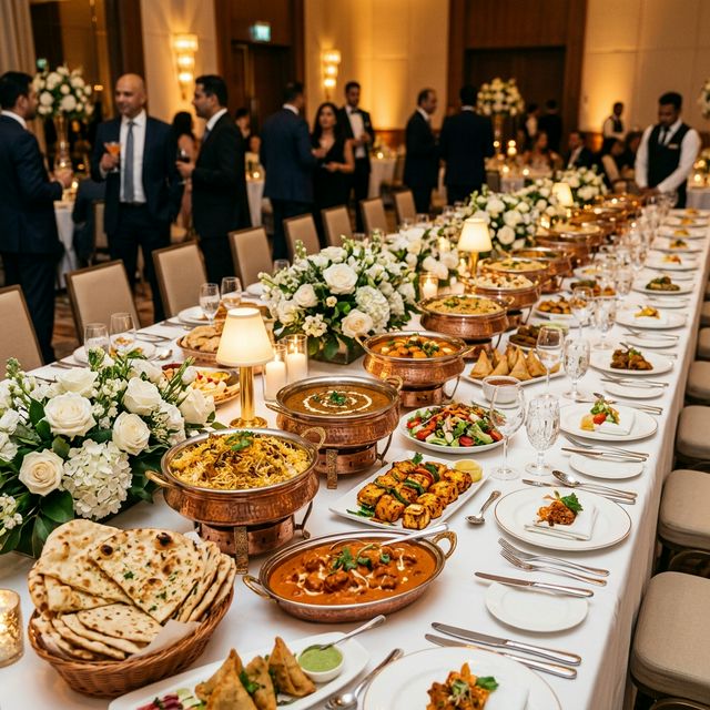 Premium catering setup